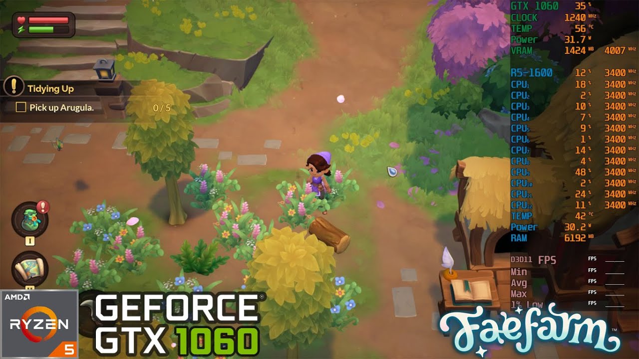 Fae Farm | GTX 1060 6GB | Ryzen 5 1600