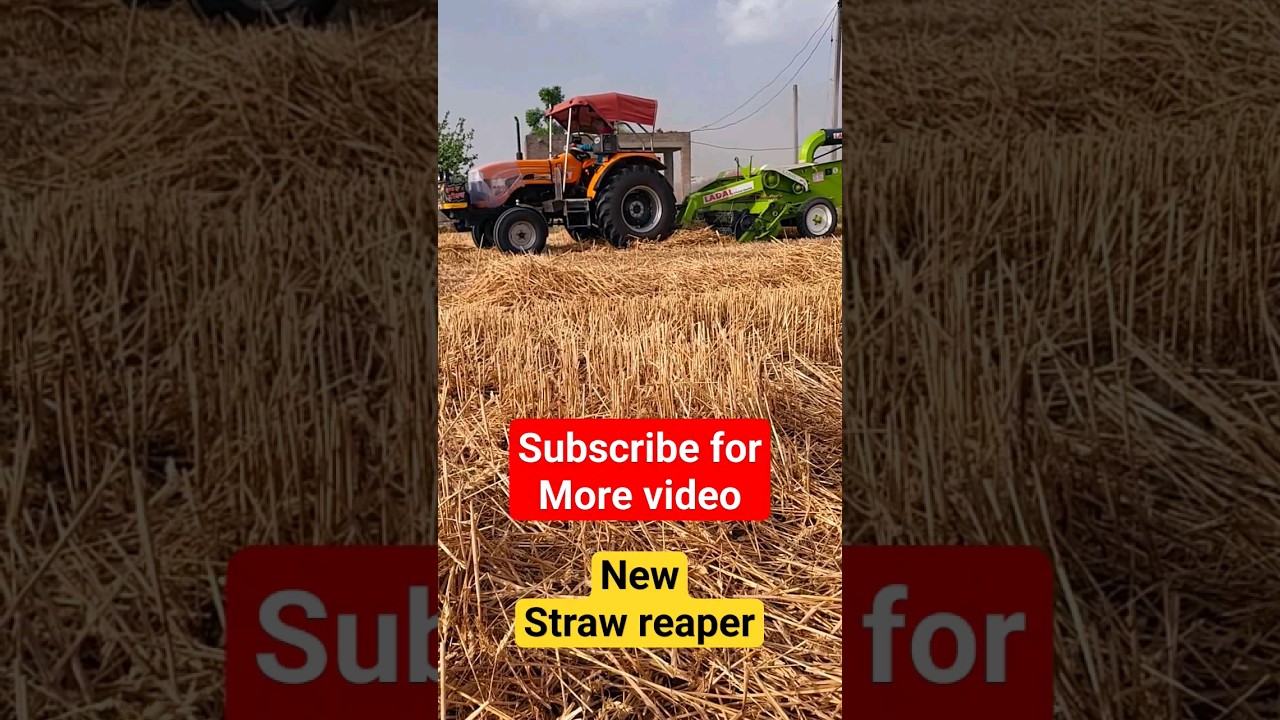 New Straw Reaper Ace 6565 tractor 
