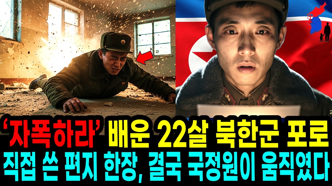 자폭하라! 배운 22살 북한군 포로가 직접 쓴 편지 한장이 결국 국정원을 움직였다 | 탈북 감동 실화사연