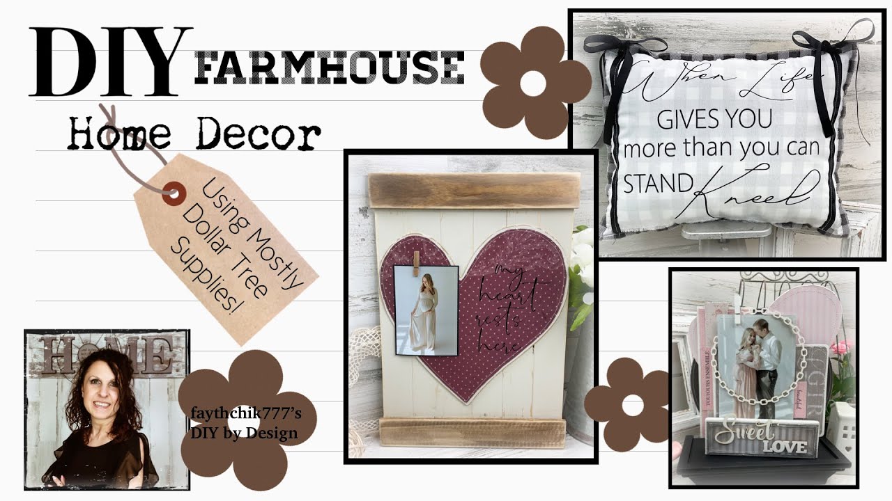 DIY Dollar Tree Farmhouse Crafts DIY Dollar Tree Farmhouse Home Decor