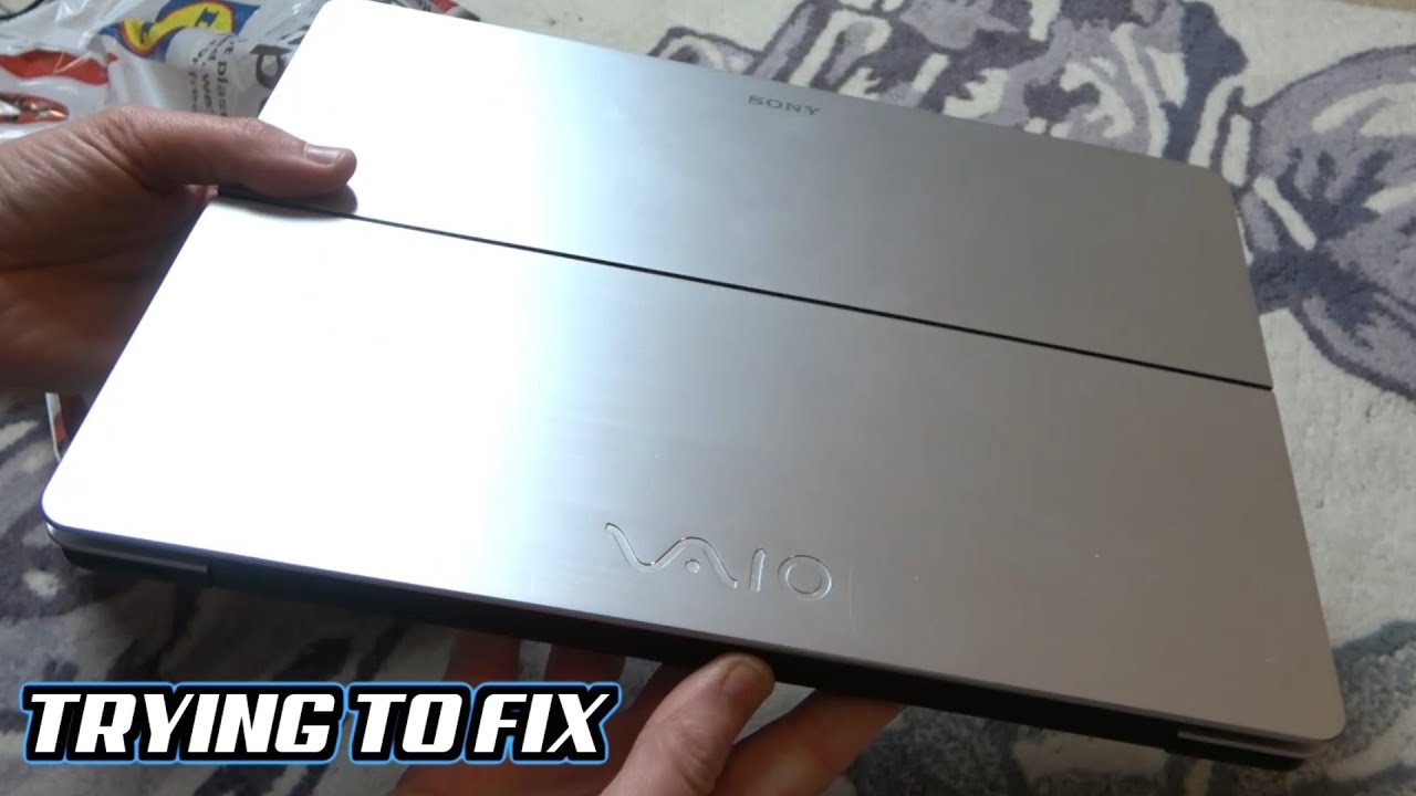 A Lovely Sony Vaio Z Flip Laptop that Doesnt Power Up   Trying to FIX