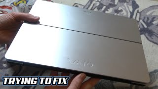 A Lovely Sony Vaio Z Flip Laptop that Doesn't Power Up - Trying to FIX