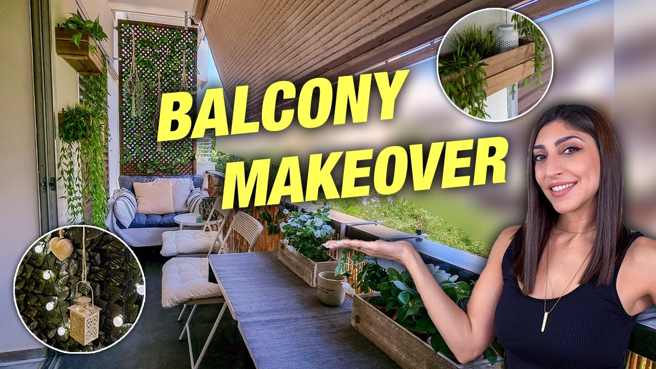 EXTREME BALCONY MAKEOVER | ΔΙΑΚΟΣΜΗΣΗ ΜΠΑΛΚΟΝΙΟΥ | JUMBO & IKEA | Martha  Assy - YouTube