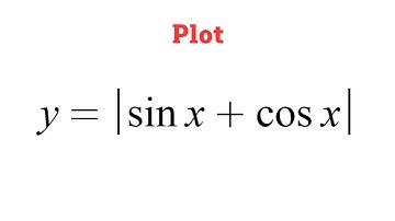 Plot mod sinx + cosx | Graphical Transformations | #jee #maths #jeeadvanced #jeemains