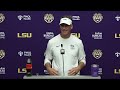 LSU Press Conference | Week 1 | 2026 SEC Football