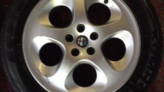 Player Profile SET OF ALFA ROMEO 156 ALLOY WHEELS WITH TYRES
