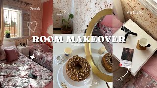 room makeover /new decor / pinterest aesthetic cozy & minimalist 🎀🌸✨️🏠