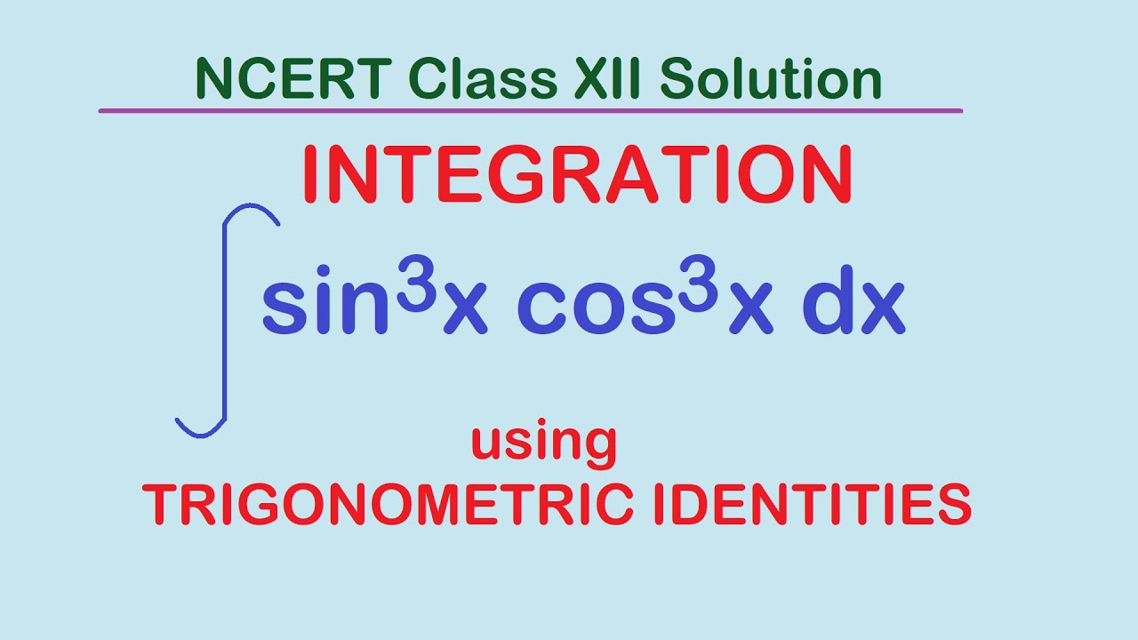Exercise 7.3 Q5 #NCERT Class XII Solution | Integration Using ...