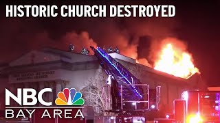 Fire Destroys Historic Oakland Church
