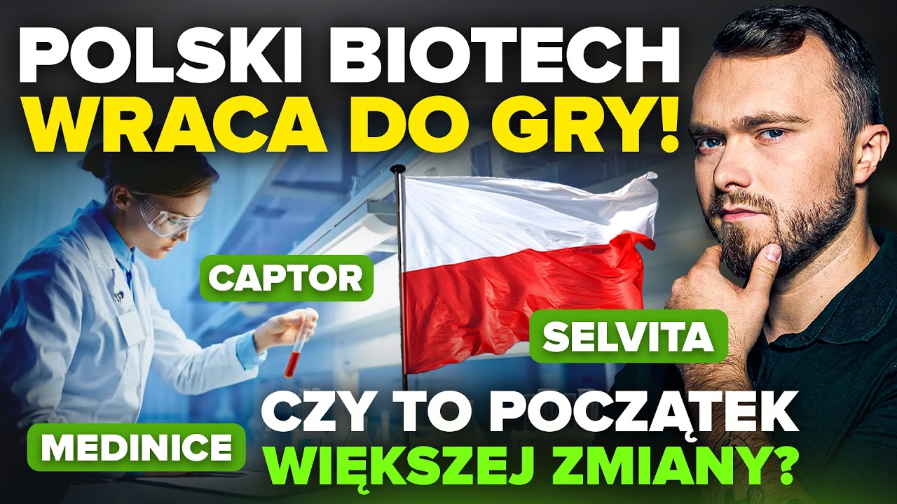 Biotech +40% w USA, a polski sektor dopiero startuje? Sukcesy Medinice, Selvita i Captor