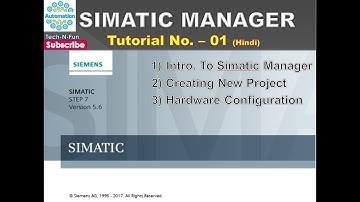 01 Simatic Manager Tutorial (Hindi) | Create a new project