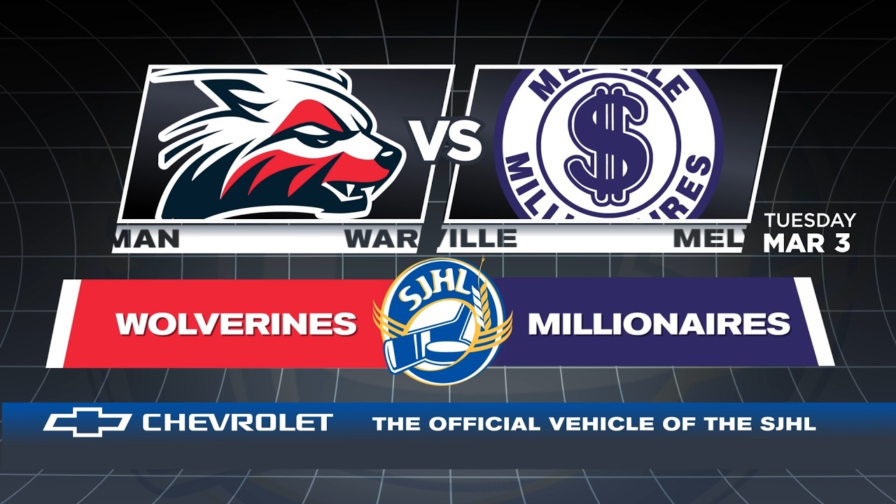 HIGHLIGHTS: Warman Wolverines @ Melville Millionaires, March 3, 2026
