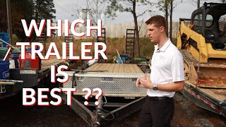 DOVETAIL VS TILT TRAILER - WHICH TRAILER IS BEST?? | Greystone Hardscapes