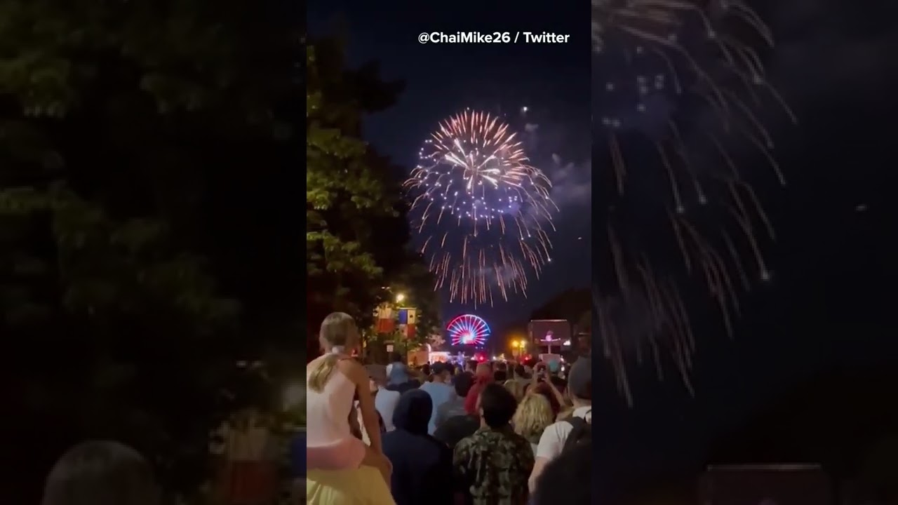 Video shows moments of panic after 2 officers were shot during 4th of July festivities in Philly