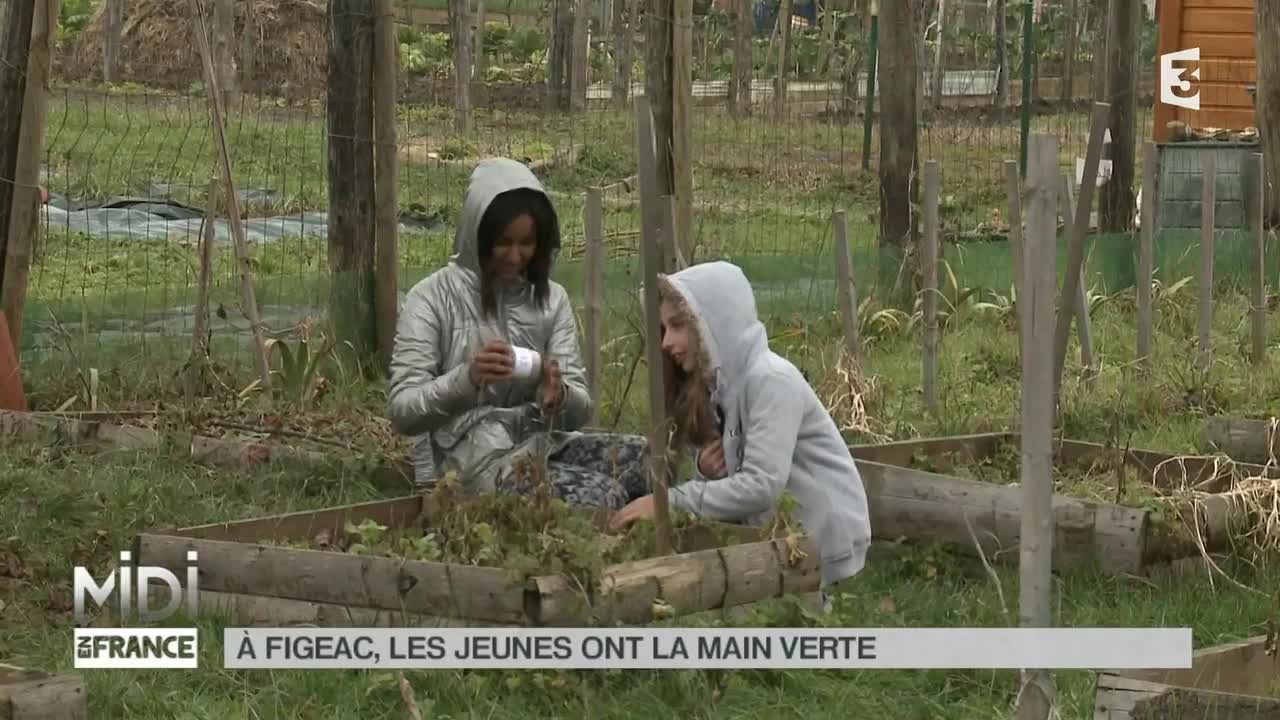 FEUILLETON : À Figeac, les jeunes ont la main verte