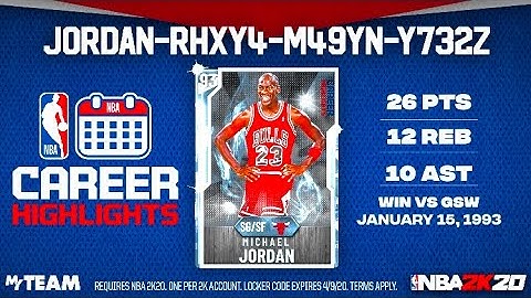 NBA 2k20 Myteam NEW LOCKER CODE!!! 4-2-2020