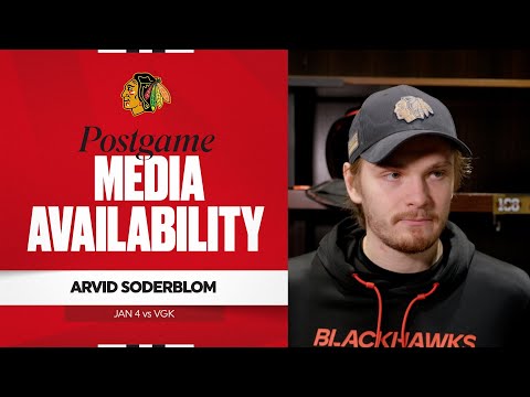 "Keeping the streak going feels great." | Arvid Soderblom Postgame 1.4.26