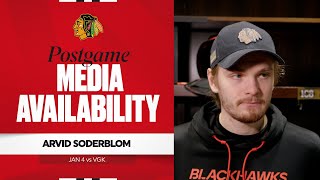 Keeping the streak going feels great. | Arvid Soderblom Postgame 1.4.26