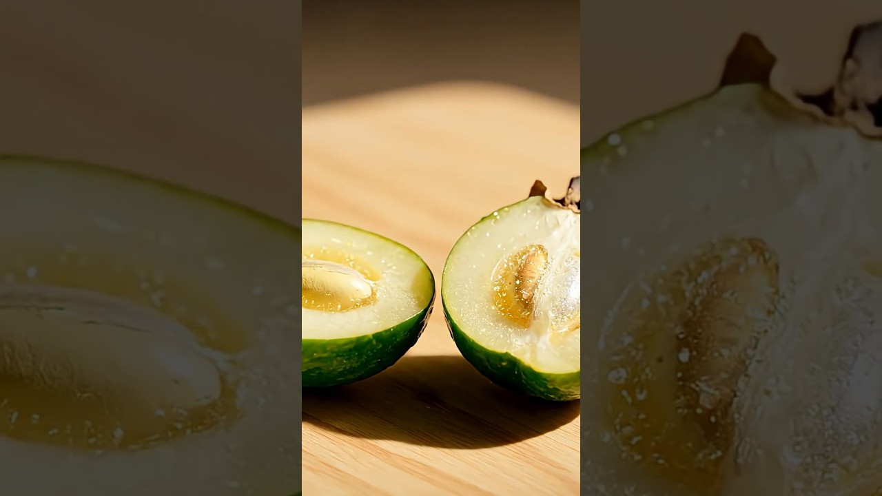 ASMR Cutting Fruit FEIJOA - AI 