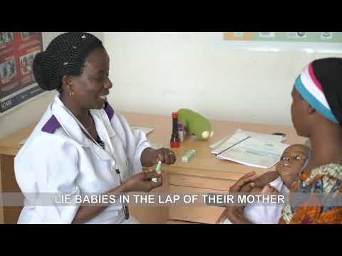 How to instil eye drops or ointment into a child's eye