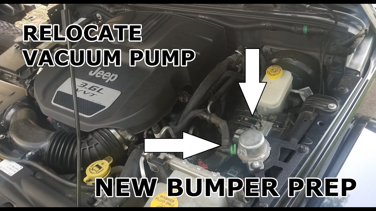 Jeep JK Vacuum Pump Relocation | 2012-2018 JKU - YouTube