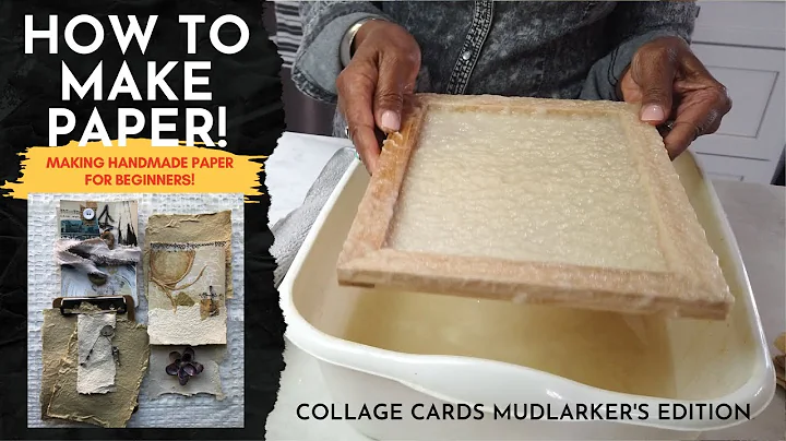 How To Make Handmade Paper With Recycled Paper In ...