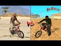 BMX IN GTA 5 VS BMX IN GTA SAN ANDREAS - WHICH IS BEST?