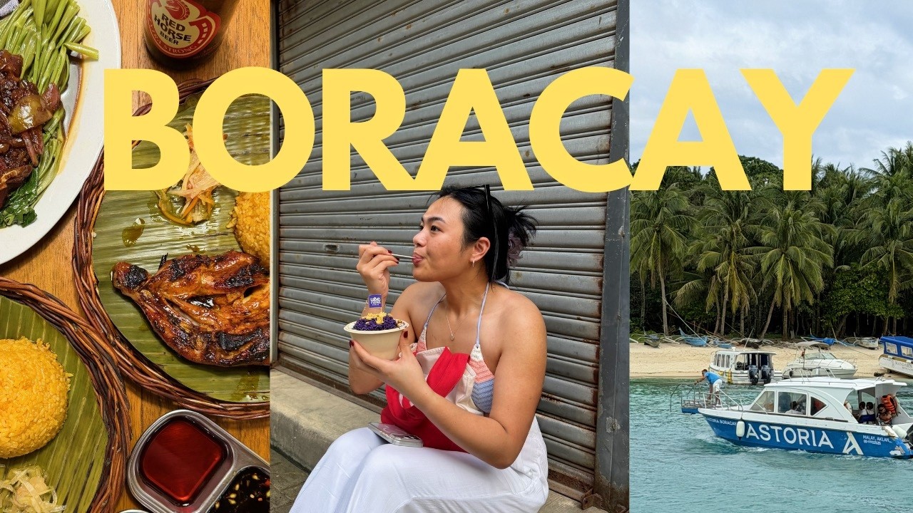 Boracay 🏝️ (from airport to island, everything I did and ate)