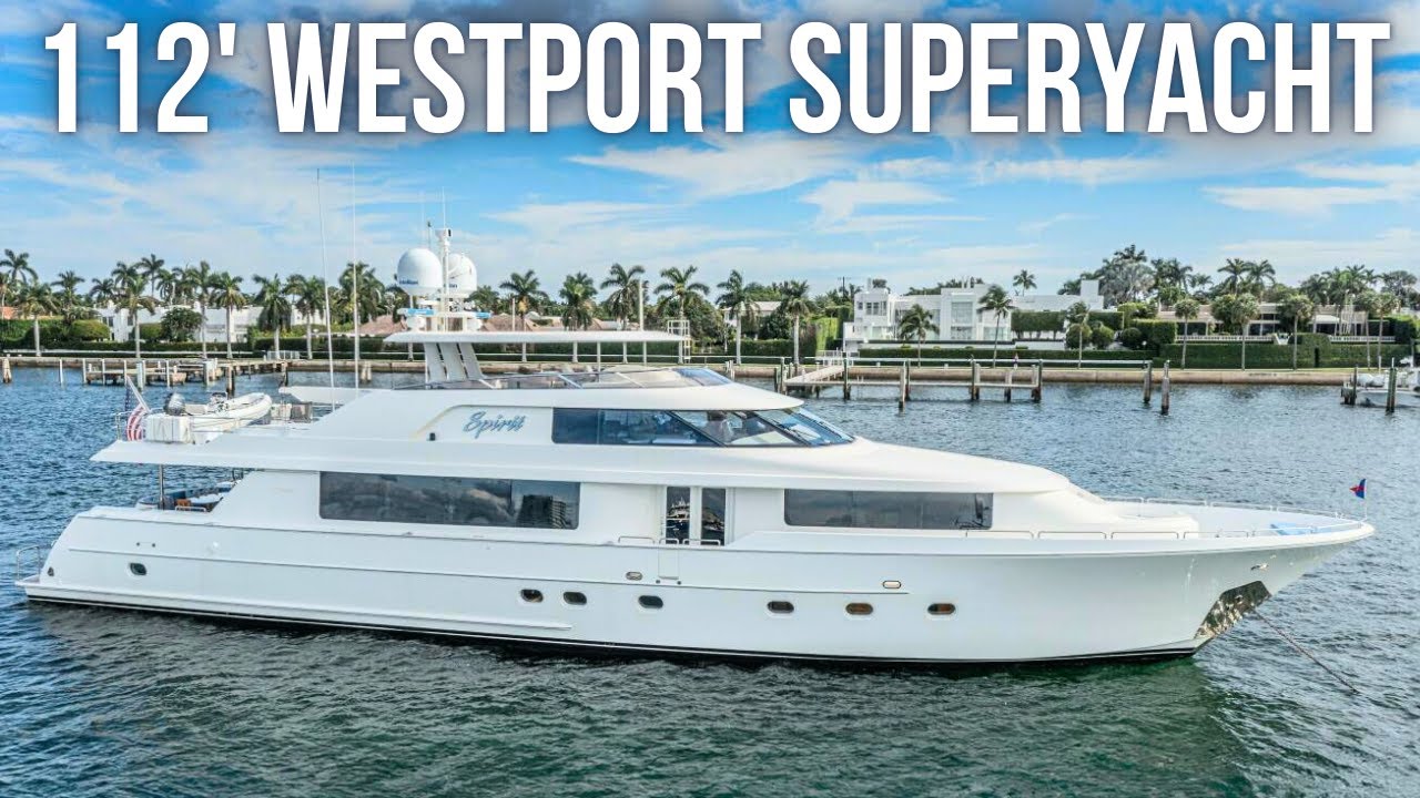 ⁣$6,500,000 112' Westport SuperYacht Tour | Luxury Charter Yacht Walkthrough