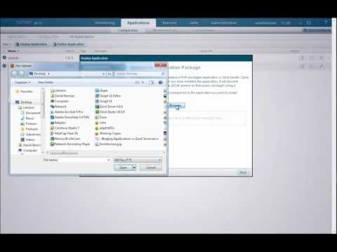 Managing Applications in Zend Server 6
