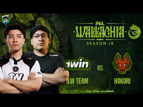 1W vs HOKORI [BO3] - GROUP STAGE - PGL WALLACHIA S9 @Yabyooo @jikroy