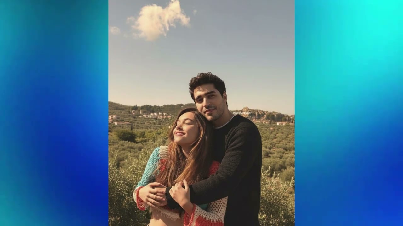 Afra Saraçoğlu and Mert Ramazan Demir on vacation in the mountains