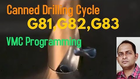 G81,G82,G83 ड्रिलिंग Cycle||VMC ड्रिलिंग के Cycle||G81,G82,G83 Drilling cycle||Canned Drilling cycle