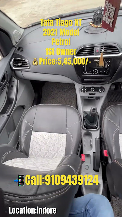 📲Call:9109439124 Tata Tiago XT 2021 Petrol Model 1St Owner 💰Price:5,45,000/-Location:indore