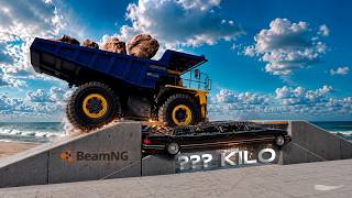 BeamNG.drive — How Much Weight Can 2 Limousines Hold? 🚗 #1
