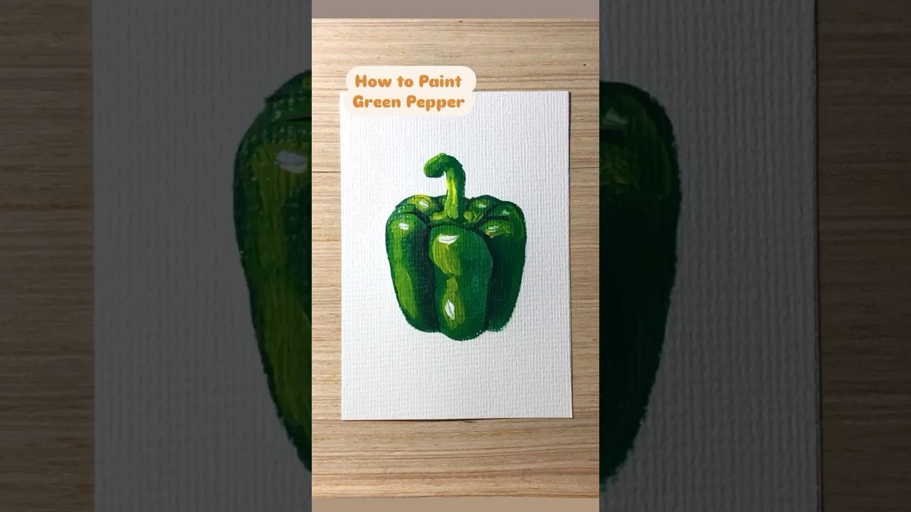 Easy Green Pepper tutorial to all beginners 