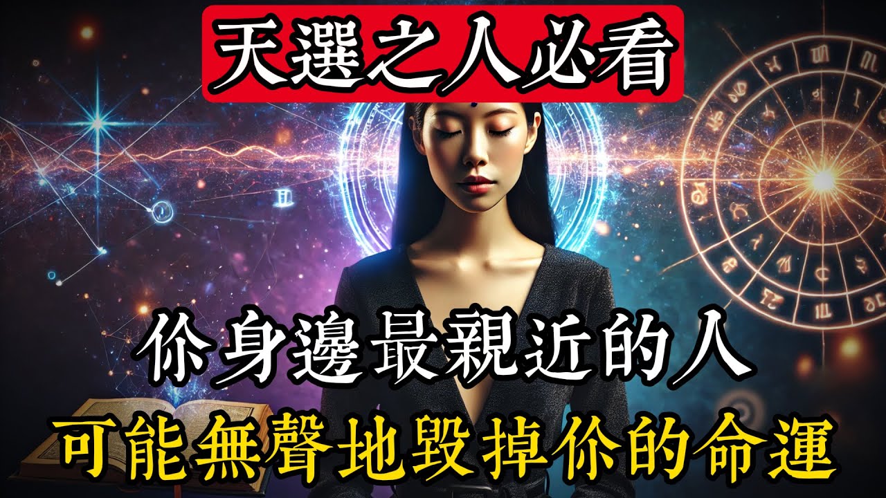 天選之人必看！你身邊最親近的人，可能正在無聲地毀掉你的命運|玄學|靈性|神秘學|宇宙能量|修行