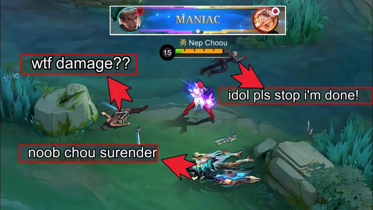 MANIAC!! CHOU IORI YAGAMI “K” SOLO INSANE GAMEPLAY IS HERE| MLBB