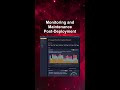 Monitoring and Maintenance Post-Deployment #ai #artificialintelligence #machinelearning #aiagent