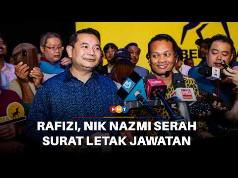 Rafizi, Nik Nazmi serah surat letak jawatan, kosongkan kerusi kepada Speaker