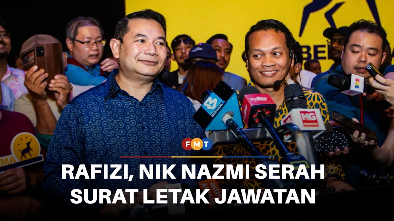 Rafizi, Nik Nazmi serah surat letak jawatan, kosongkan kerusi kepada Speaker