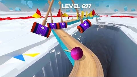 Going Balls ⚽️ 🏀 🏈 ⚾️ 🎱 4K Ultra HD Level 697 and Portal Run GamePlay Fullscreen