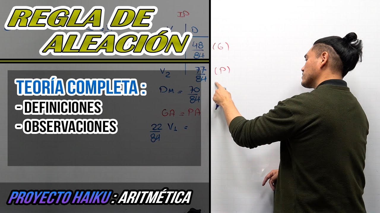 REGLA DE ALEACIÓN | TEORIA COMPLETA