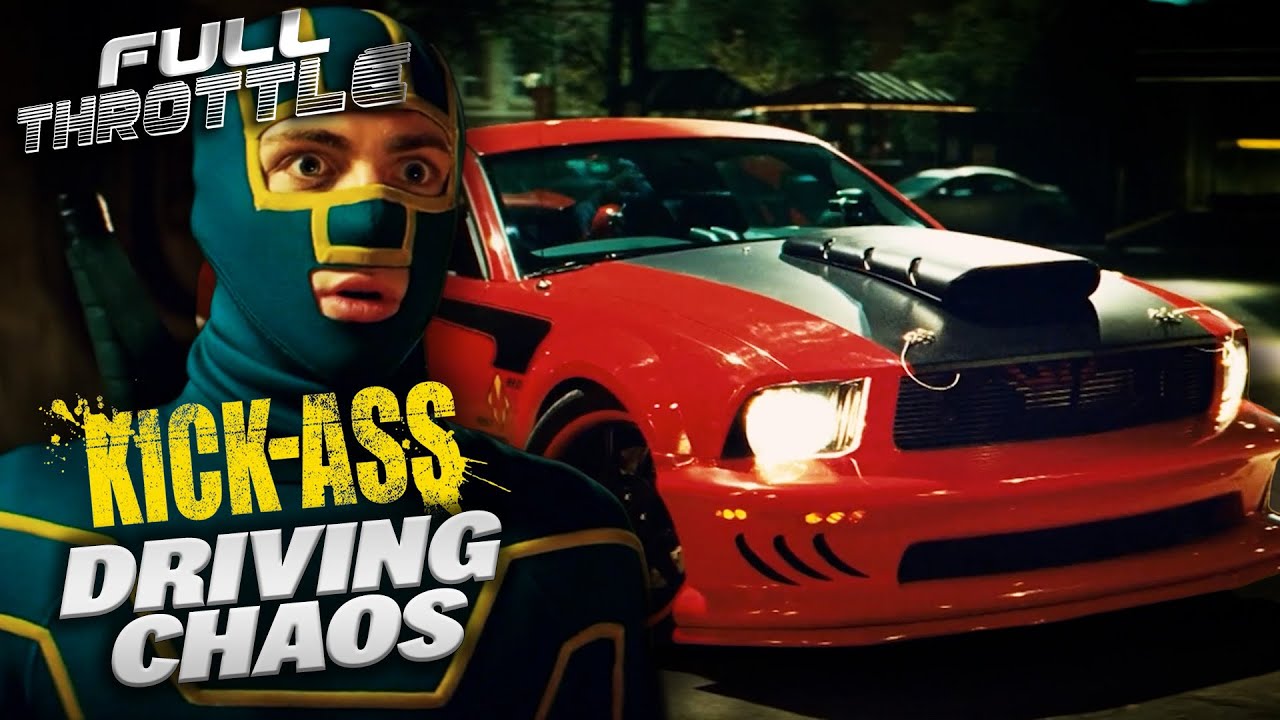 Every Kick-Ass Driving Scene (Custom Ford GT) | Kick-Ass (2010) | Full Throttle