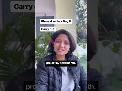Carry Out Meaning In Hindi And English With Example