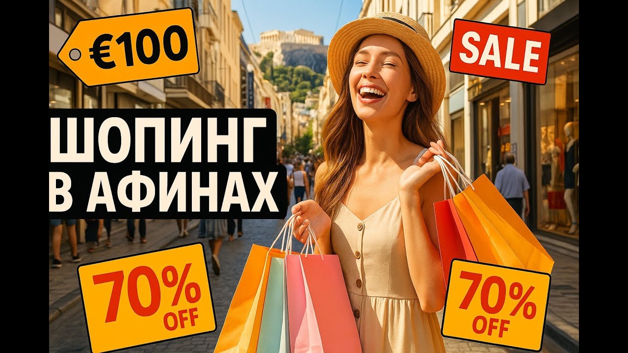 Скидки 2025 года! Торгуйтесь в Афинах. Нестандартный шопинг. Неожиданные находки и крутые вещи.