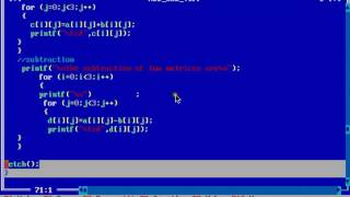 C program for Addition & Subtraction of matrices [TOP RATED]