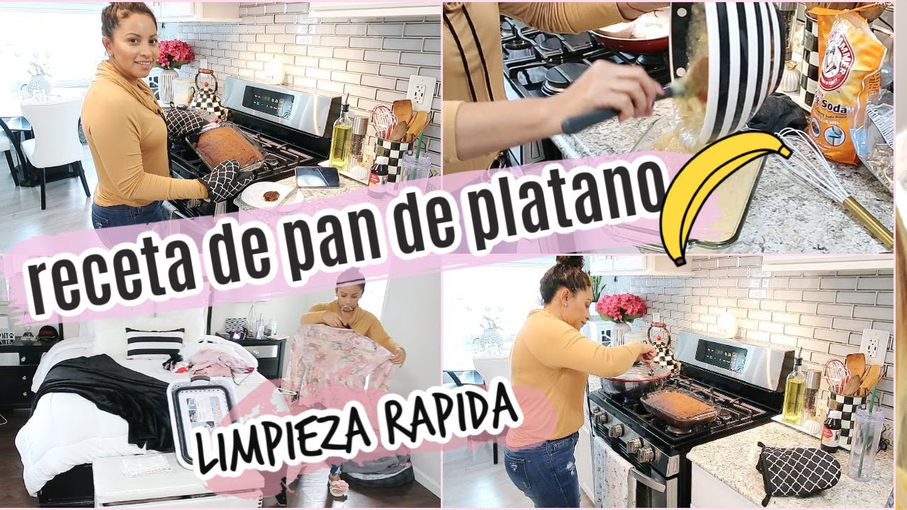 RECETA DE PAN DE PLATANO FACIL Y DELICIOSO | MANICURE EN CASA