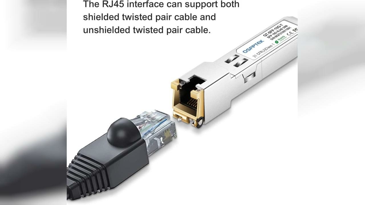 Review: 4Pack 10GBASE-T SFP+ to RJ45 Copper Module Mini-GBIC Transceiver for Cisco SFP-10G-T-S...