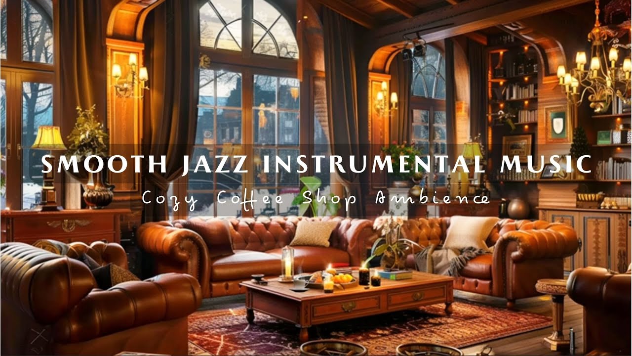 Smooth Piano Jazz Music for Work, Study ☕ Cozy Coffee Shop Ambience ...